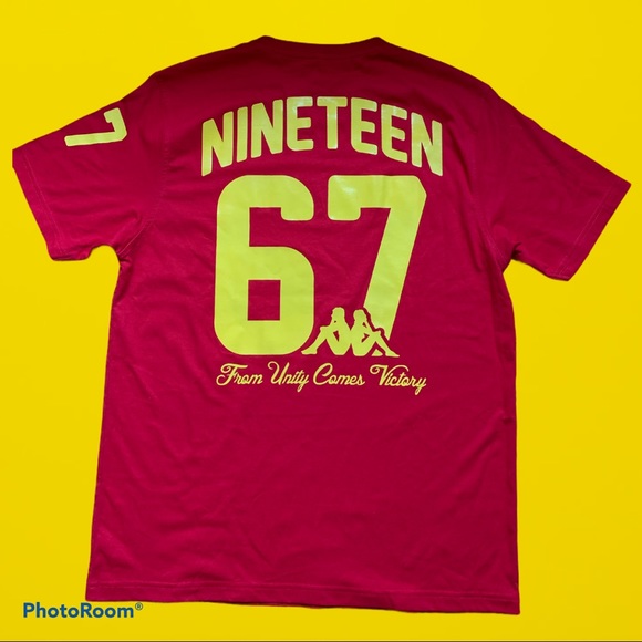 💥3/$25 KAPPA AUTHENTIC MEN’S RED T-SHIRT US L💥 - Picture 2 of 6